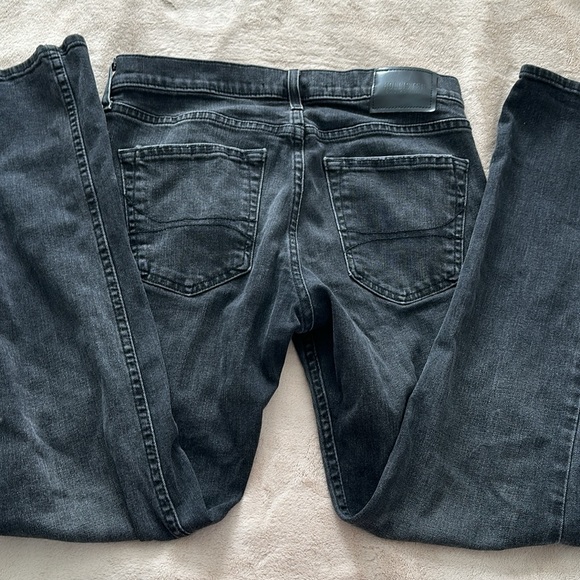 Men’s Hollister Slim Straight Denim Jeans Black - Picture 3 of 3